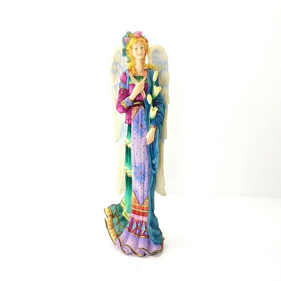 Vintage Lenox Angel of Peace Figurine Resin Angels of Life 11" - Picture 1 of 9